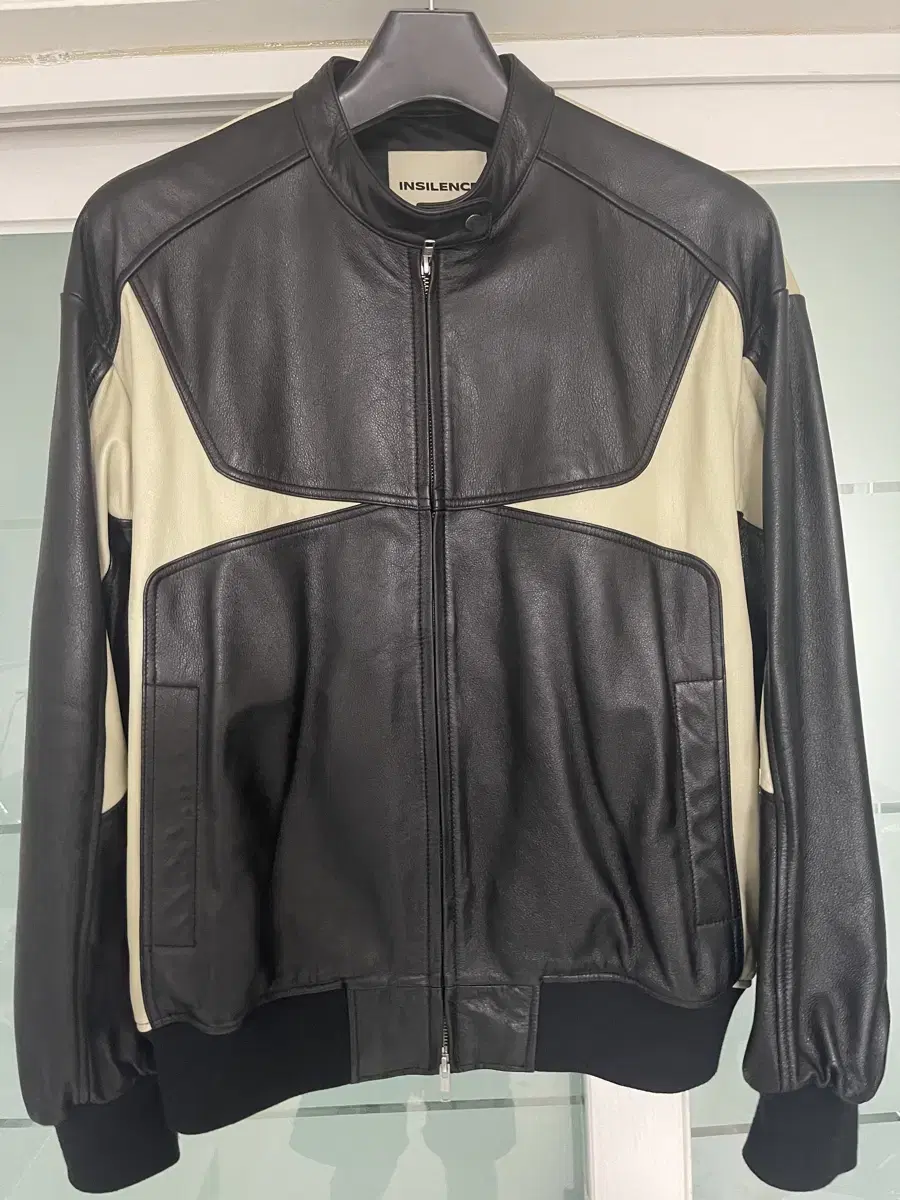 Insilence racing leather jacket BLACK size L