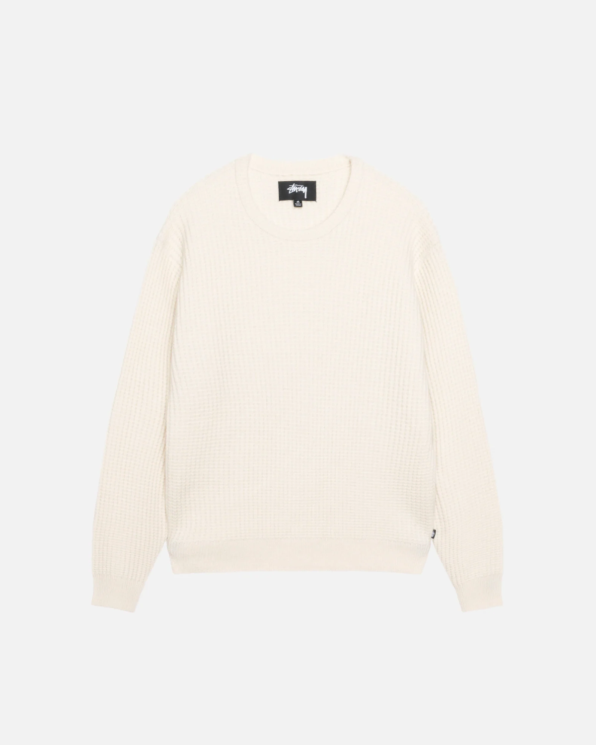 [Overseas] Stussy Waffle Knit Cashmere Crewneck 24FW