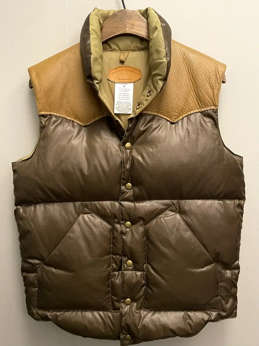 (M)Warehouse Warehouse Goose Down Padded Vest Rocky Mountain