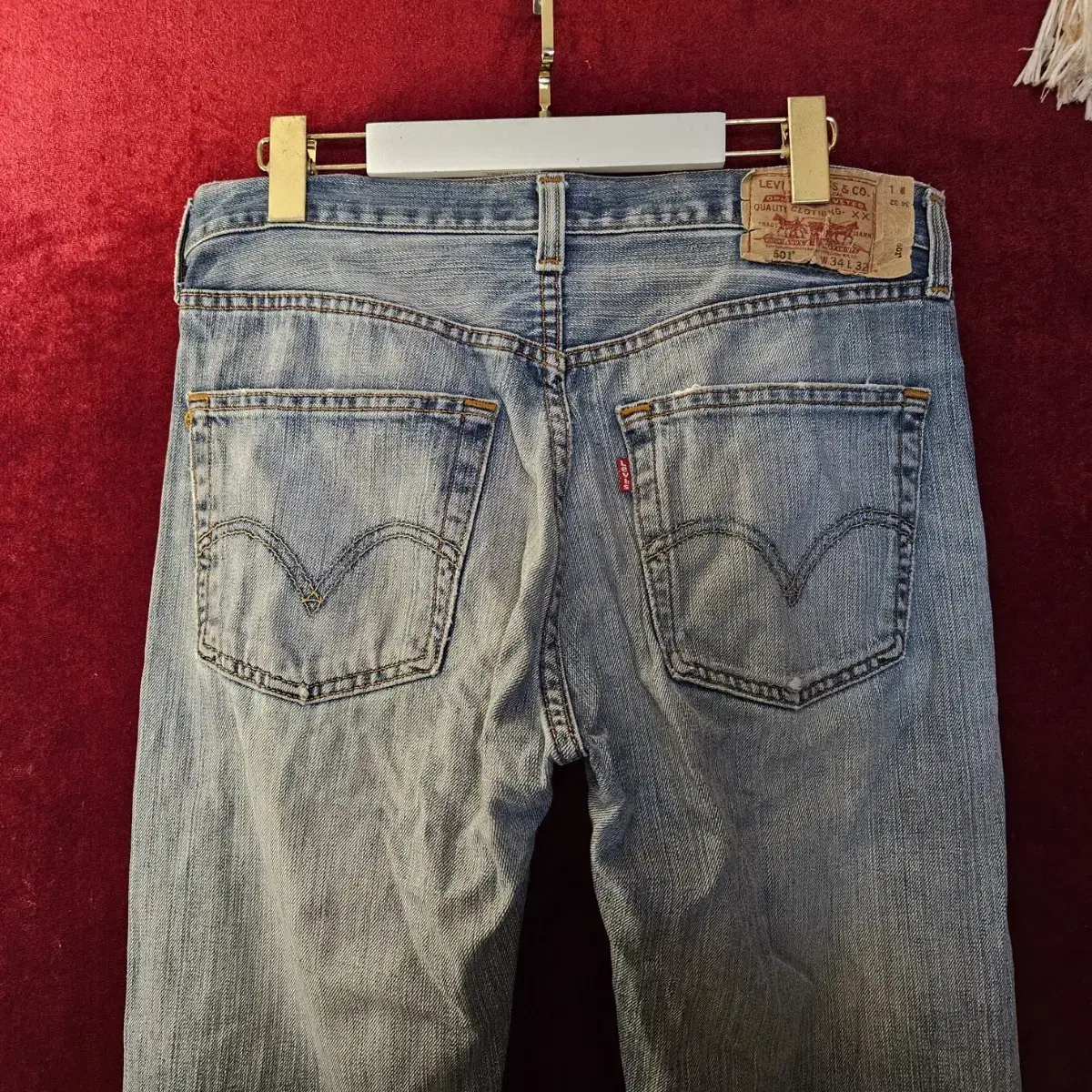 리바이스(Levis) 00's 501 데님 스트레이트핏 34 size