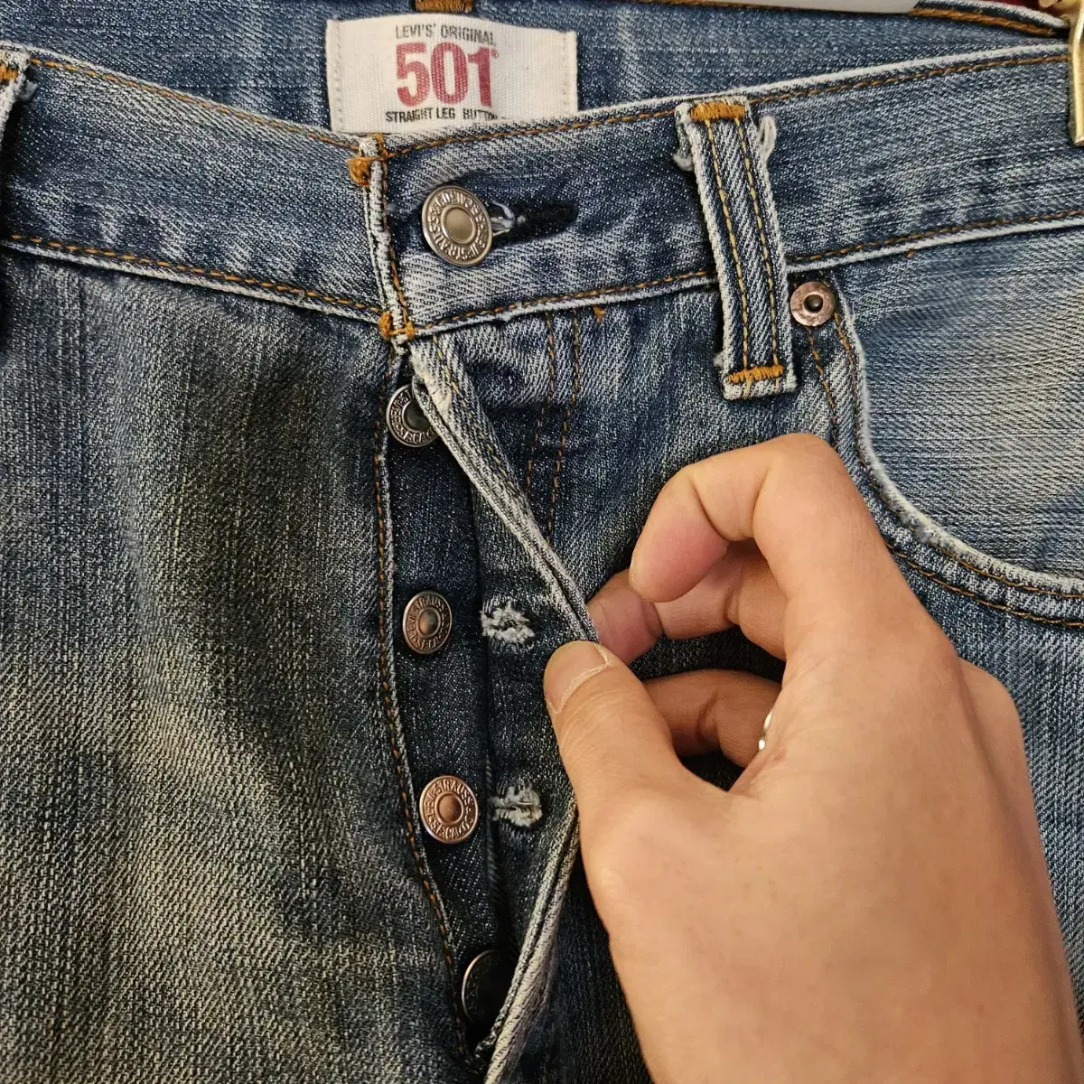 리바이스(Levis) 00's 501 데님 스트레이트핏 34 size