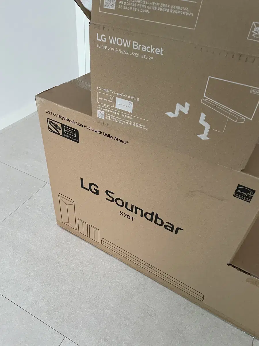 [미개봉] LG 사운드바 S70T 브라켓포함 soundbar