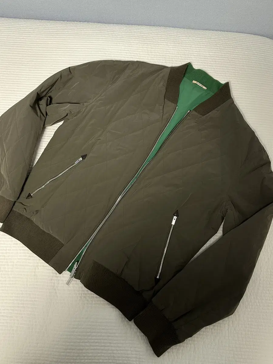 (A+) Hermès Reversible Windbreaker Bomber Jacket 52