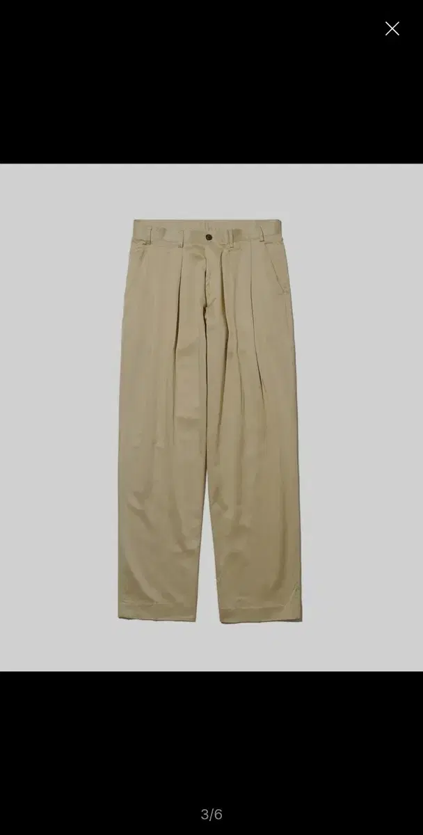 Take E.JI Uncle Wide Pleated Pants in Light Beige XL