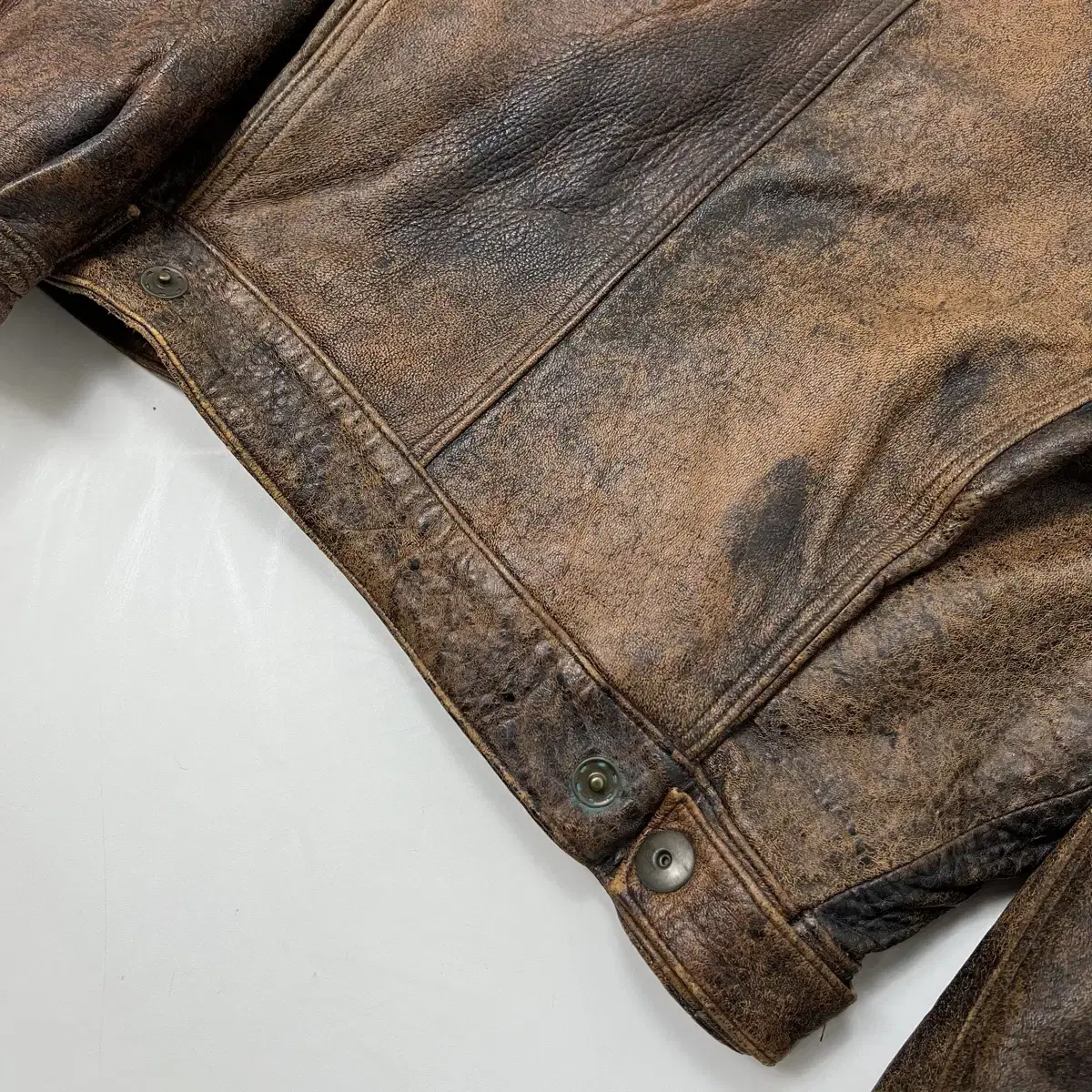 (무료배송) 1990s Vintage real leather jaket