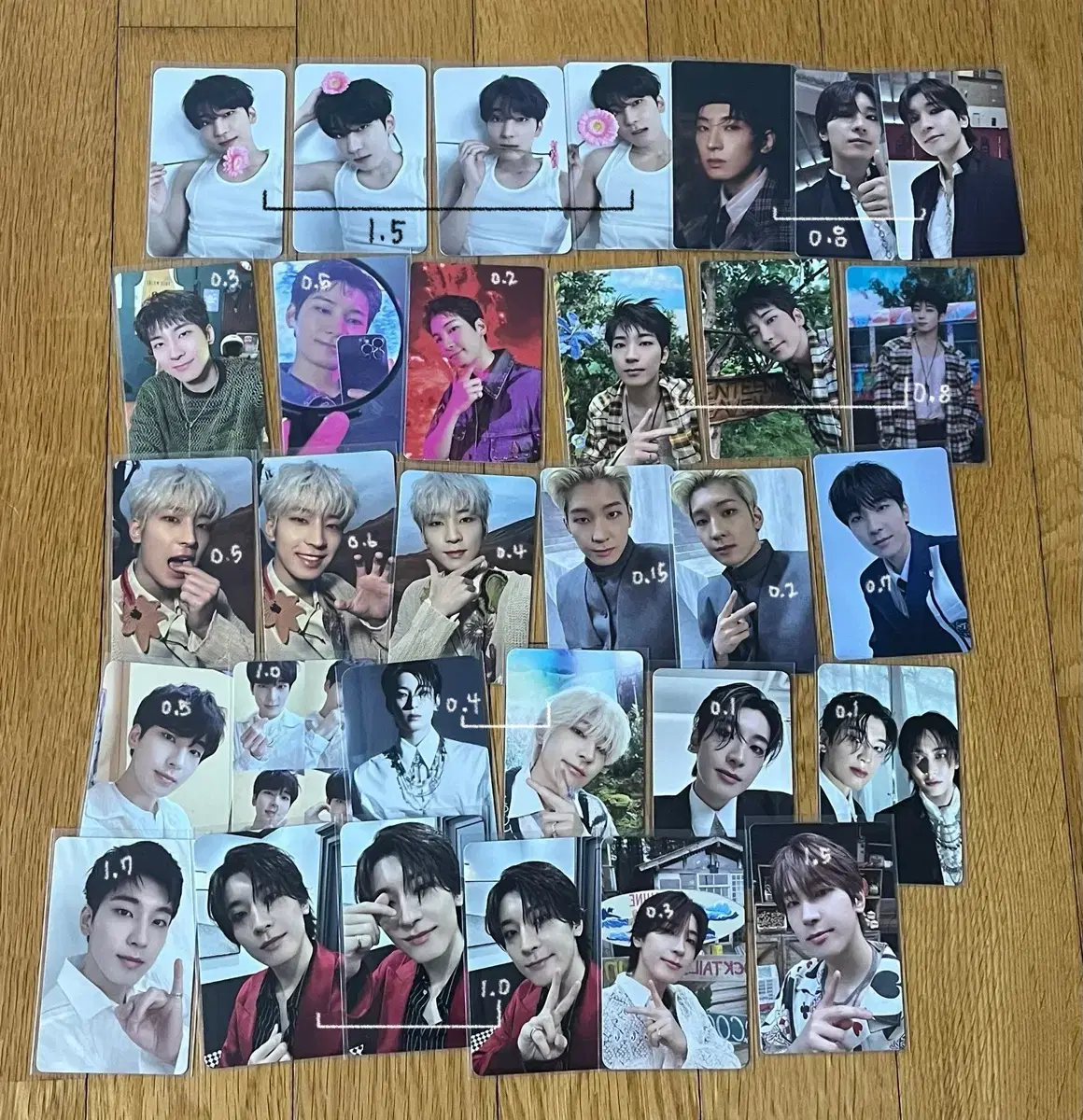 Seventeen wonwoo photocard Photocard bulk wts Bulk WTS