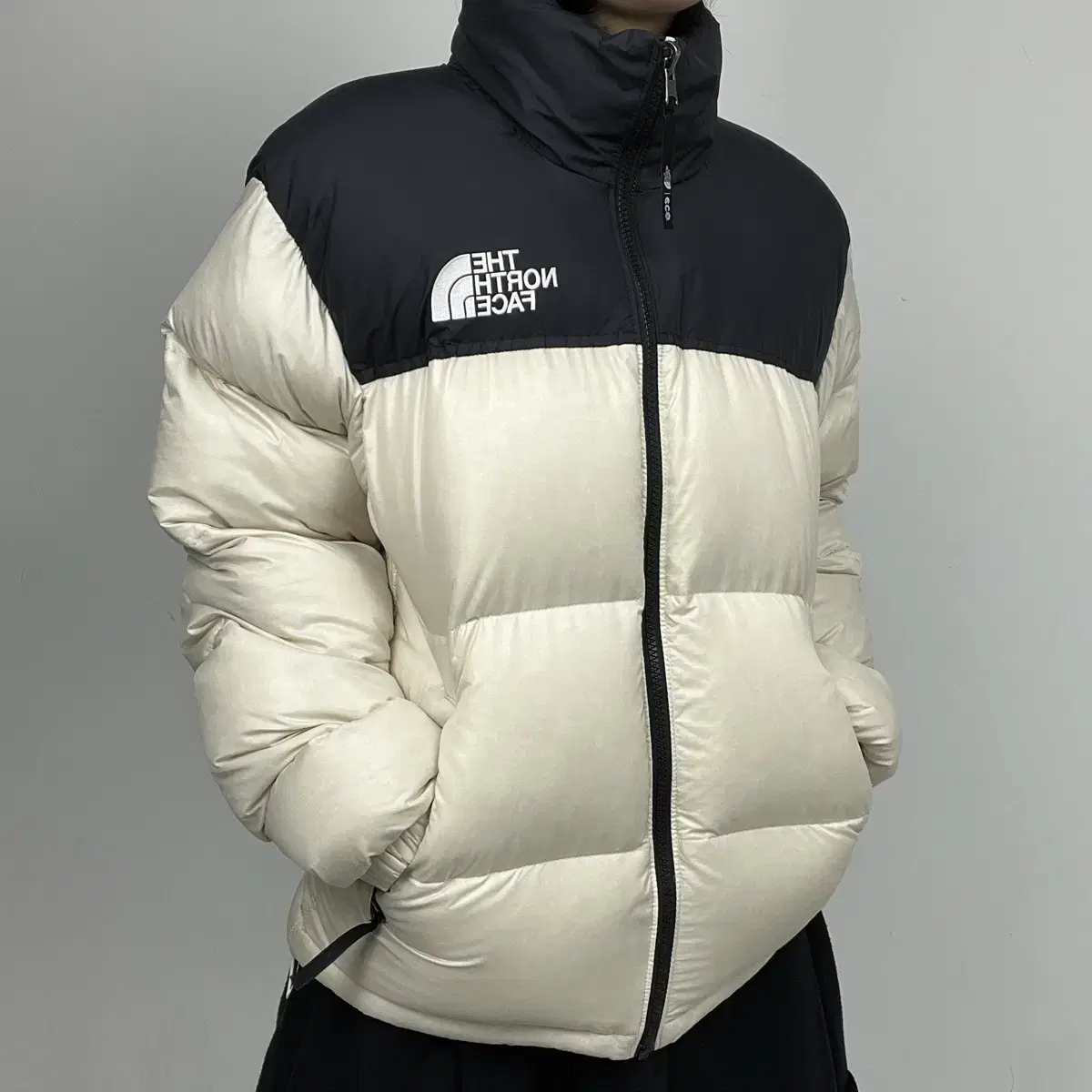 (무료배송) TNF 노스페이스 eco 아이보리 눕시 700 패딩