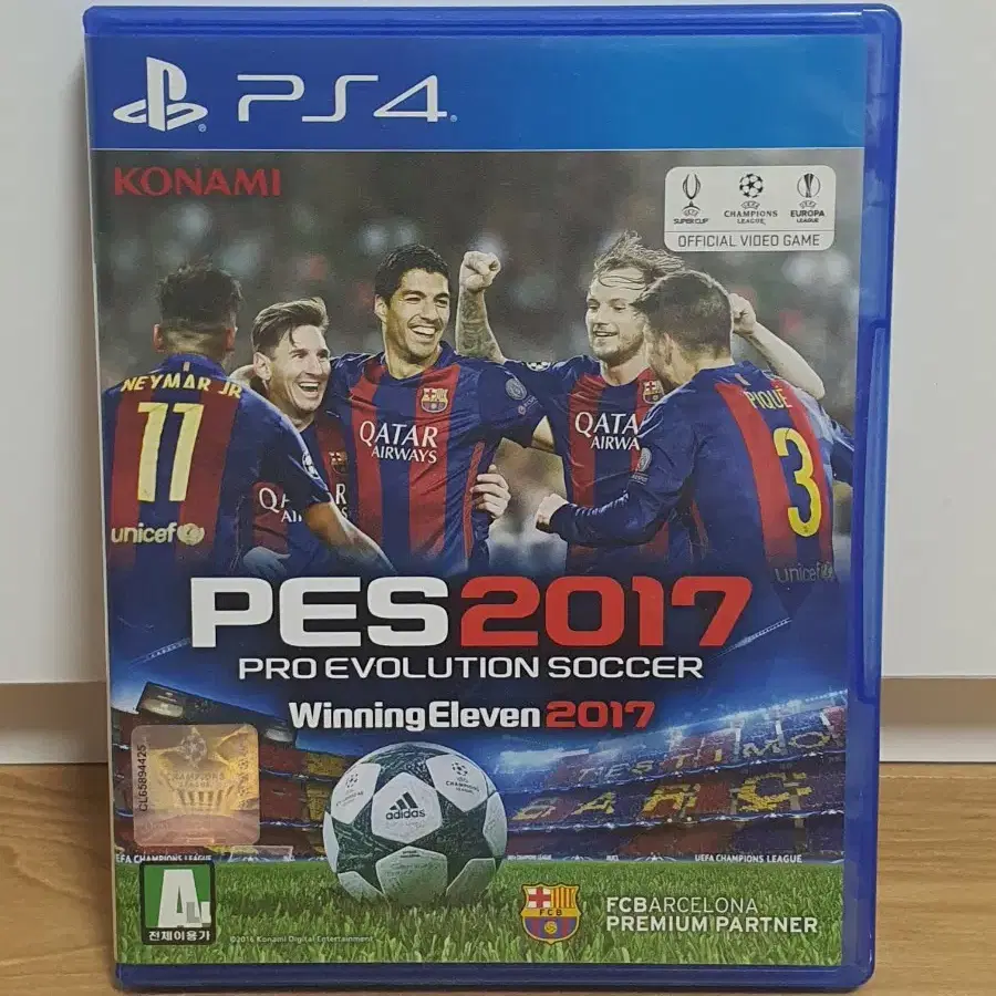 ps4 위닝일레븐 pes 2017