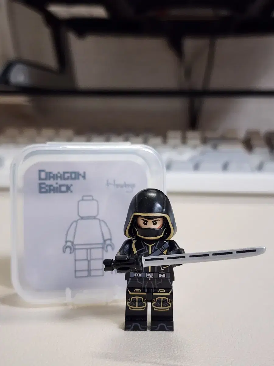 LEGO Customizable Hawkeye Black (DRAGON BRICK) Limited Edition