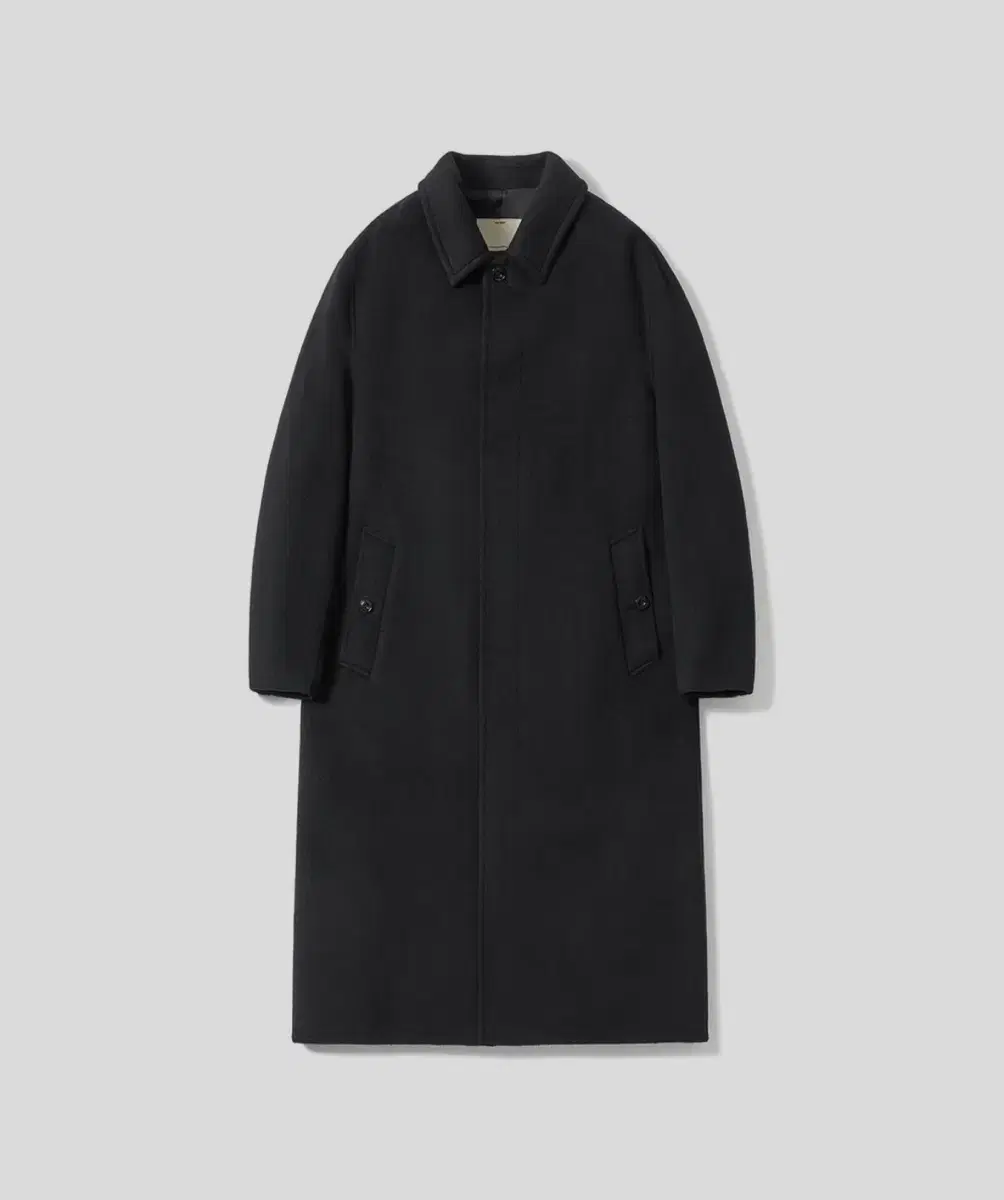 [1] Pottery Handmade Melton Wool Maccoat Charcoal (70 percent cash, 30 percent wool)