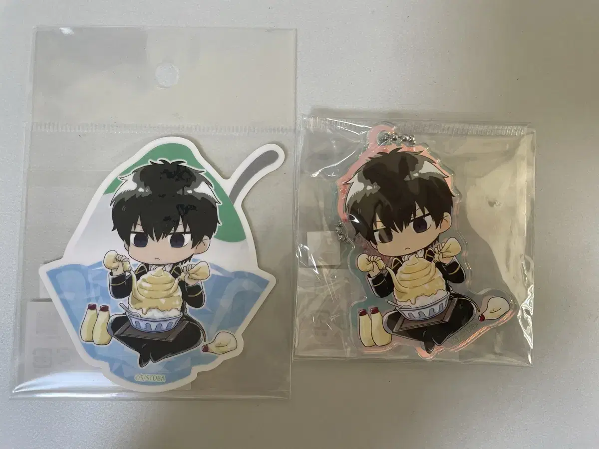 (Unsealed) Toshiro Hijikata Shaved Ice keyring sticker bulk for sale