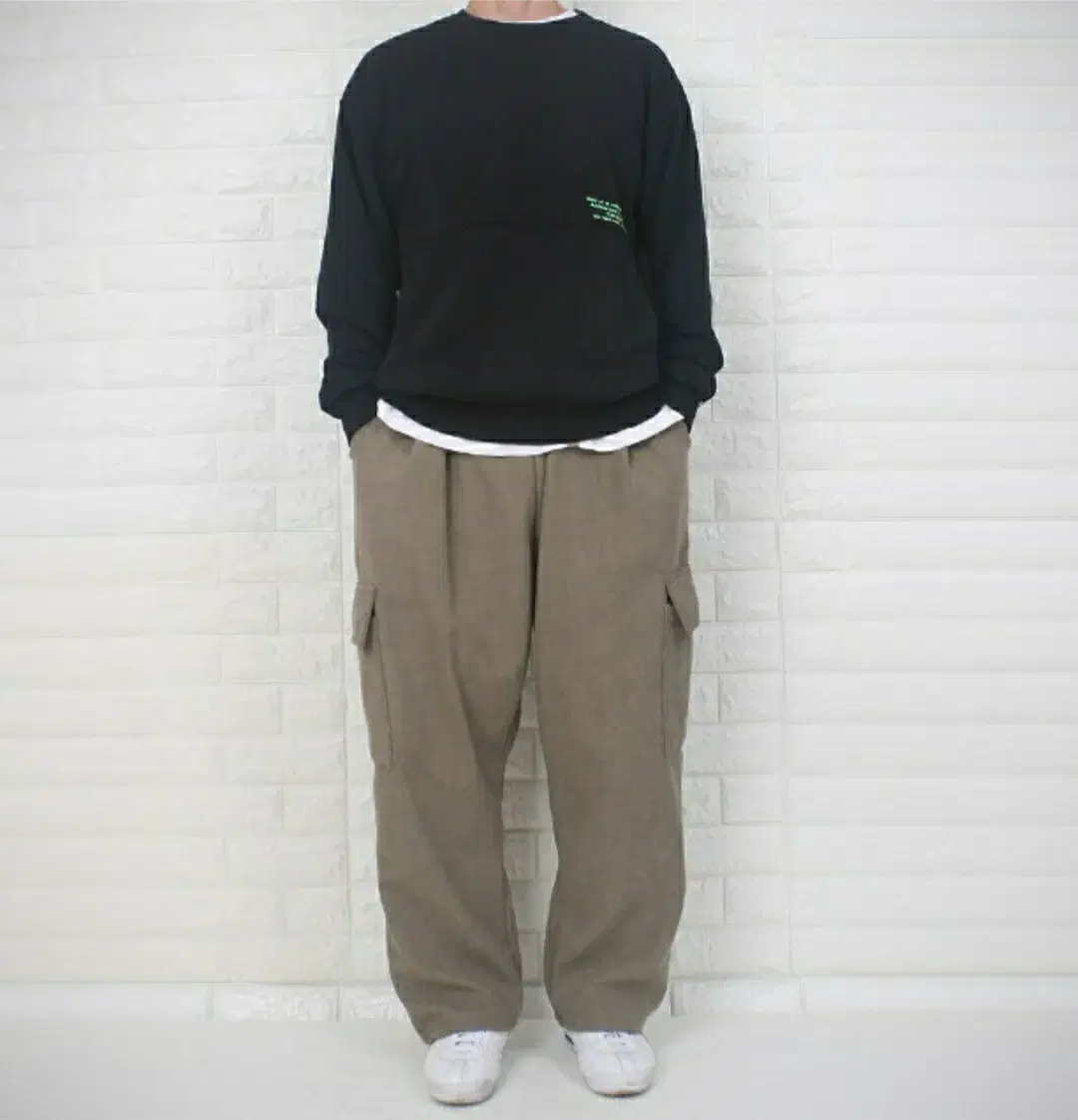 Winter Balloon 9-Part Brushed Wide Cargo Corduroy Pants