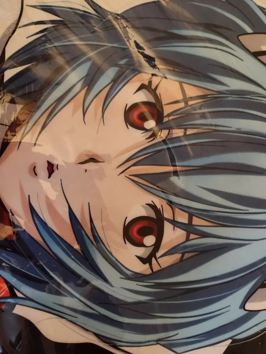 (unsealed)Evangelion Ayanami lay Sheet Bed Sheet Bed Cover Fabric WTS