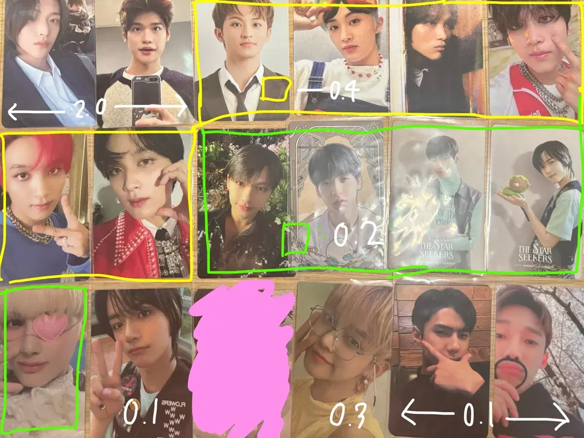 Nandol photocard bulk wts nct riize txt exo seventeen