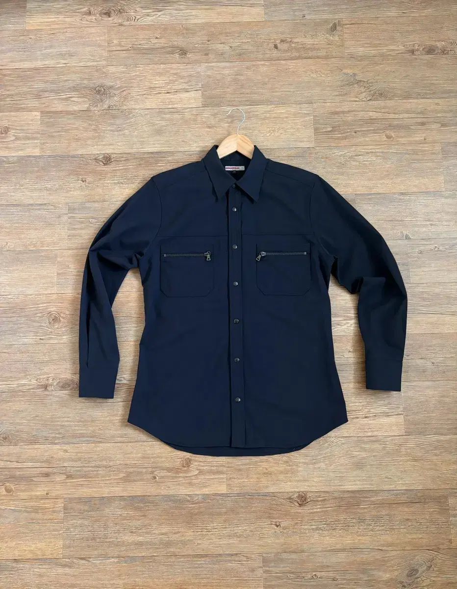 Prada Black Shirt Slim Fit 100 Italian Snap Buttons