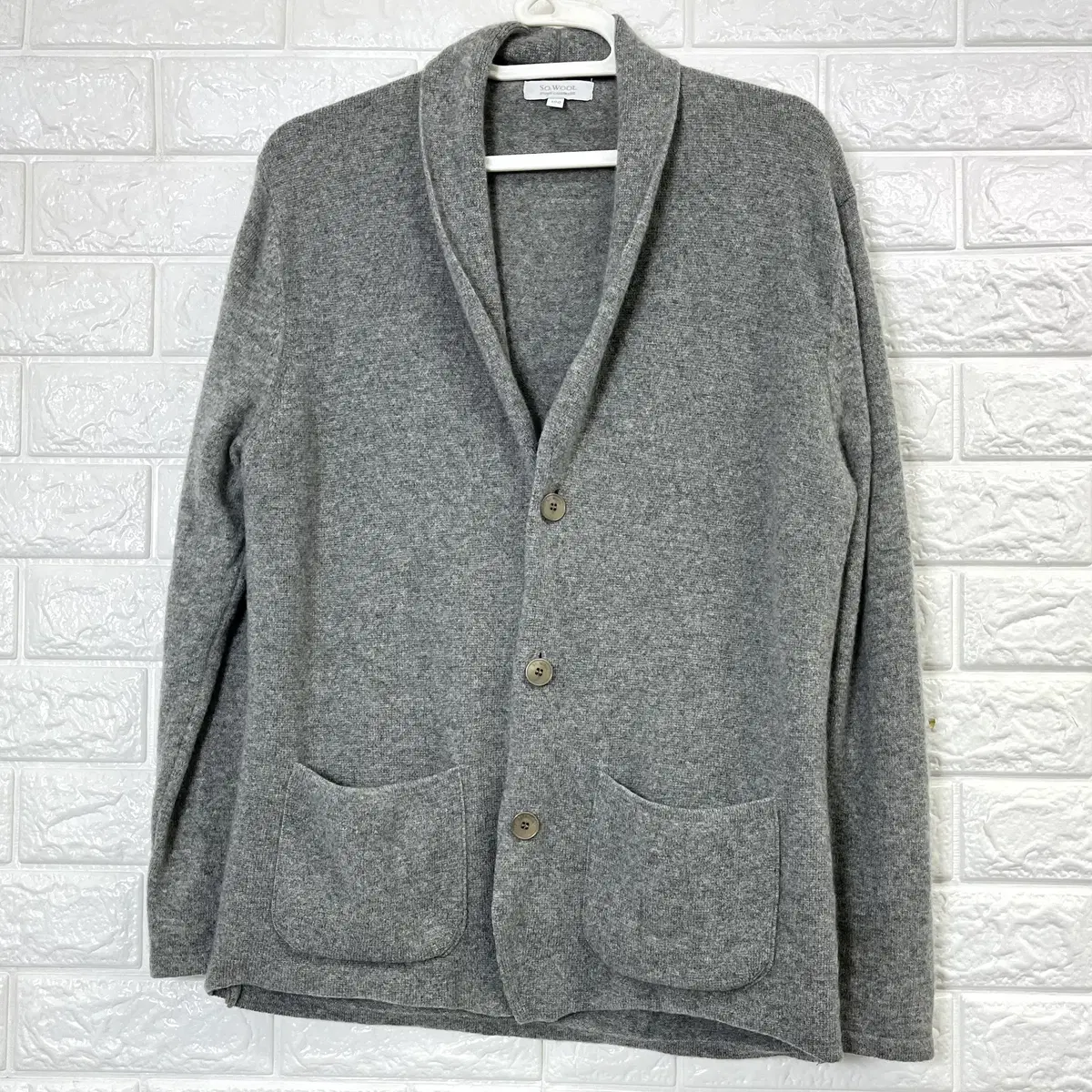 SO.WOOL 100% wool cashmere cardigan