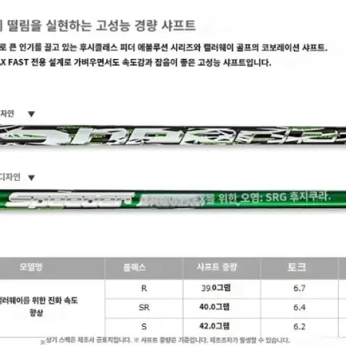 캘러웨이 에픽 맥스패스트 EPIC MAX FAST 3번5번 남성우드 스피