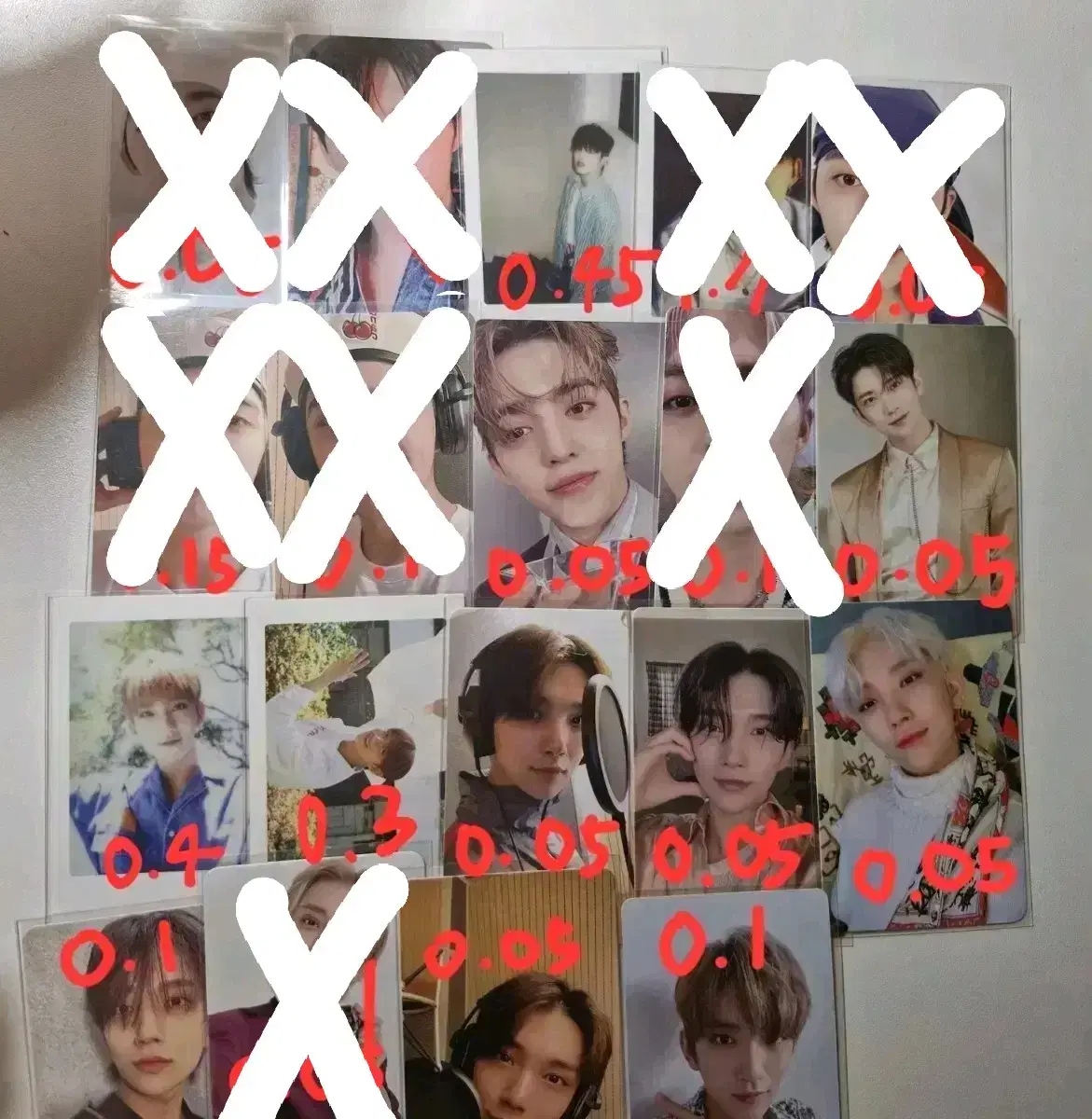 세븐틴 포토카드 대량 판매