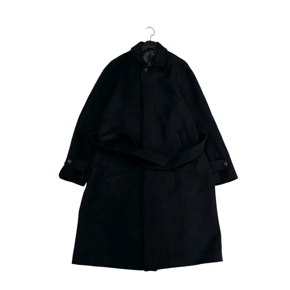 Alltusbusters Navy Nagrand Wool Robe Coat