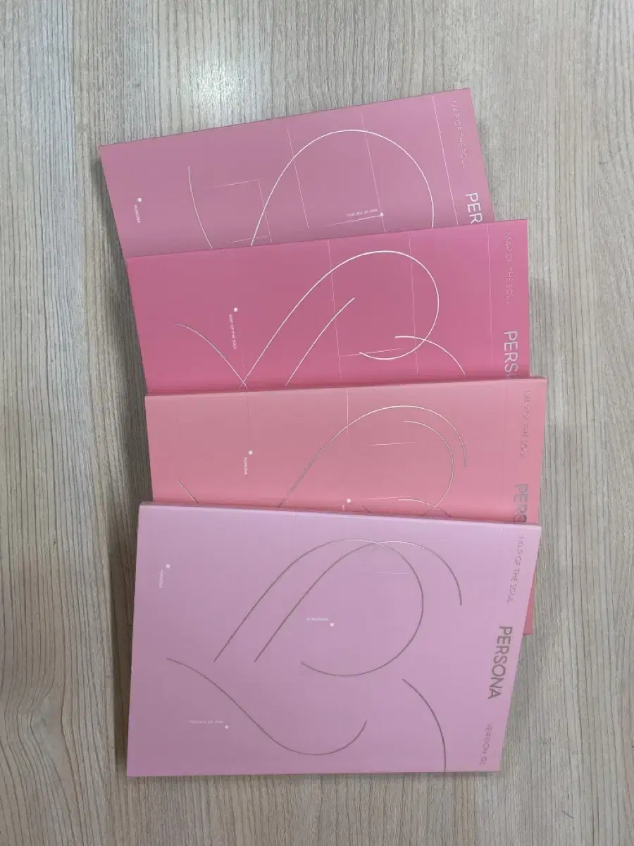 BTS PERSONA album set (VERSION 01~04)