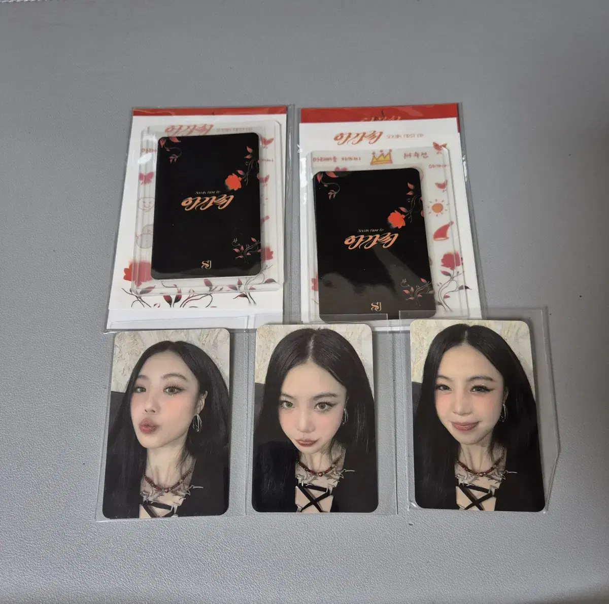 soojin pop up deco stickers photocard set everline pop upmd