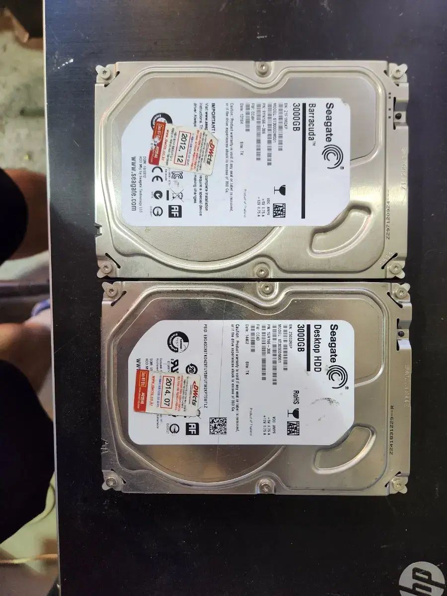 3.5 3TB Seagate hdd 2개 일괄