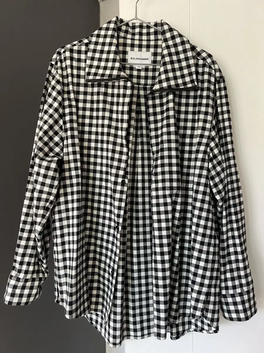 Solid Homme Check Shirt