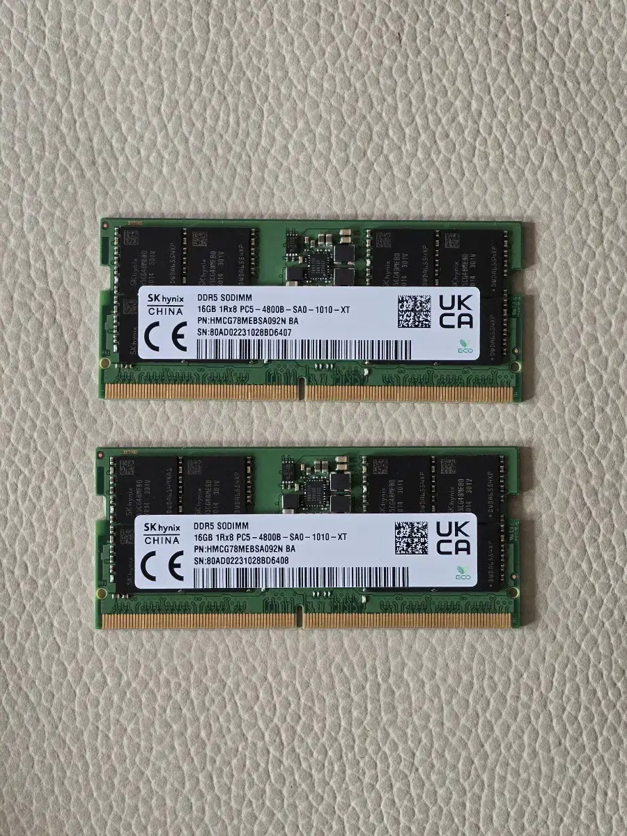 노트북용 하이닉스 DDR5 4800 32GB (16X2)