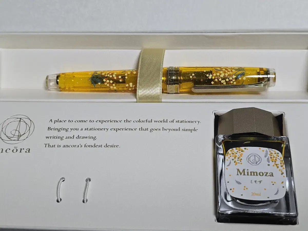 Sailor Fountain Pen Encore Mimosa Yel M