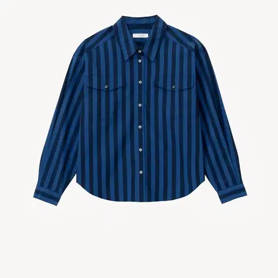 문달 Marino Shirt in Navy