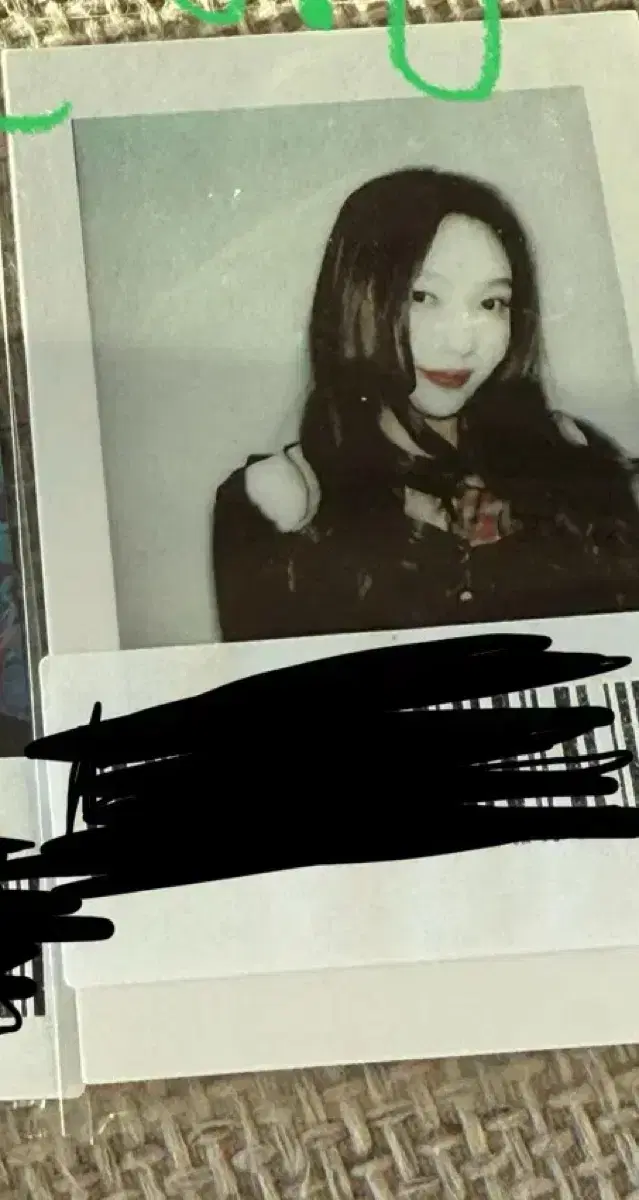 red velvet joy park sooyoung chilkil kms poster unreleased photocard photocard pola