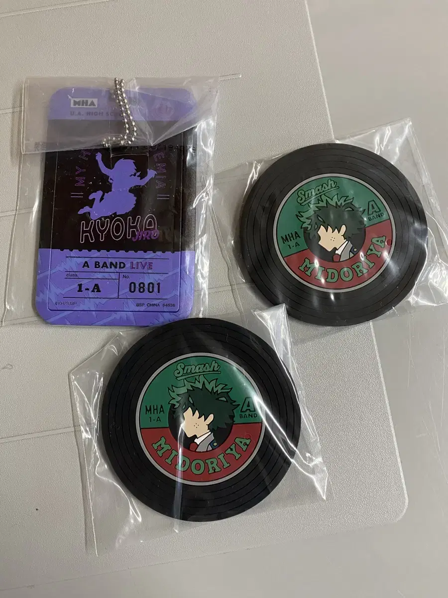 Hiroaka Hosted Culture Festival Cardholder Rubber Coaster Jiro Midoriya Todoroki