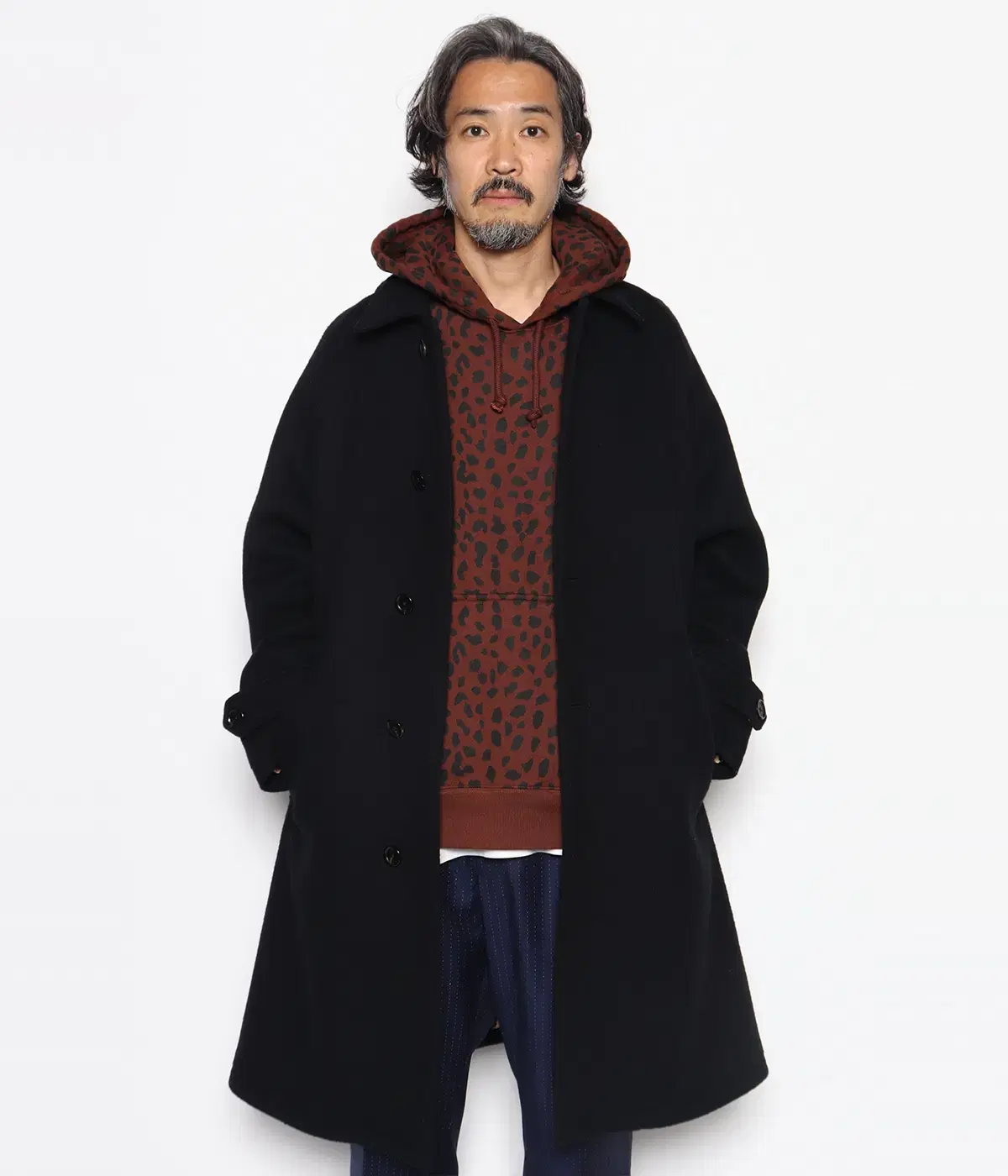 WACKO MARIA BAL COLLAR COAT