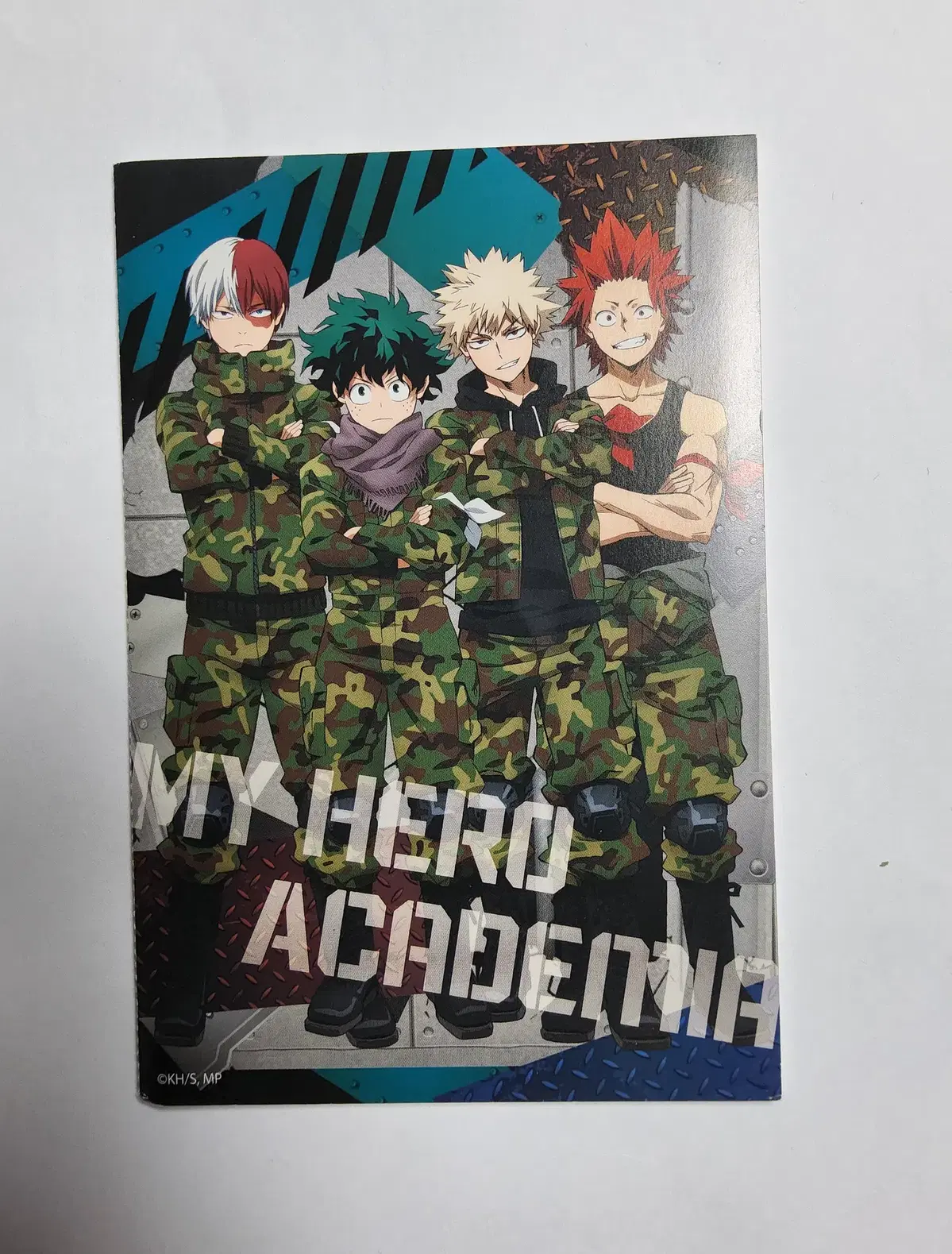 My Hero Academia Soldier Folding Postcard