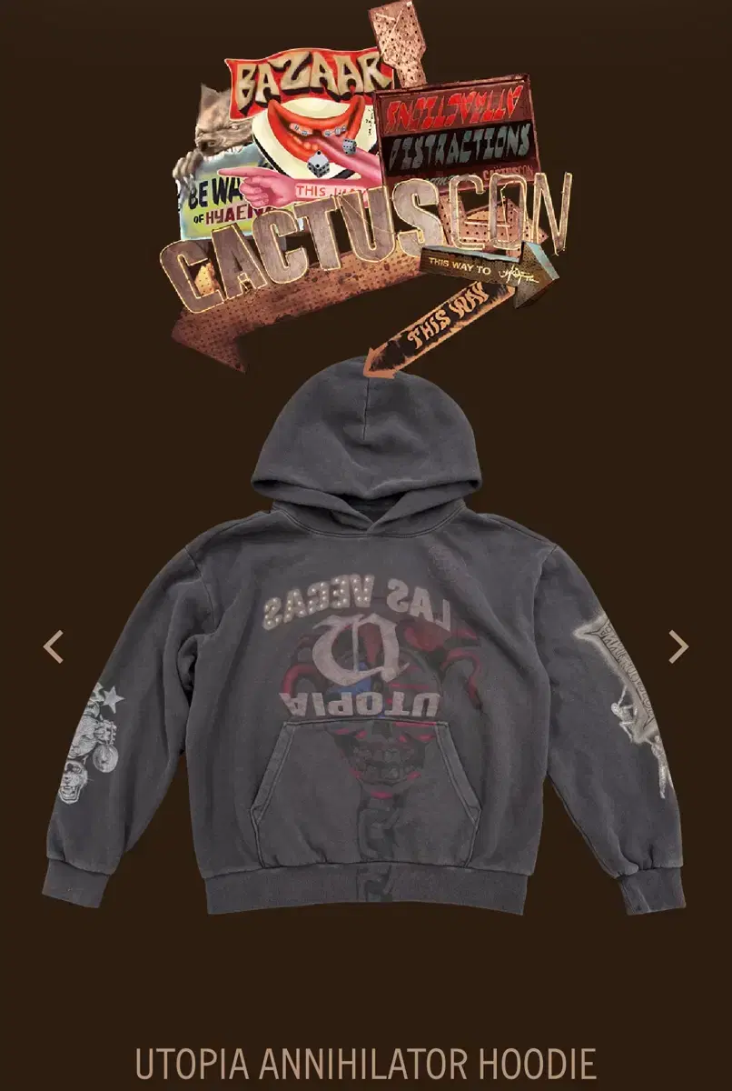 [XL] Travis Scott Utopia Las Vegas Merchandise Hoodie New