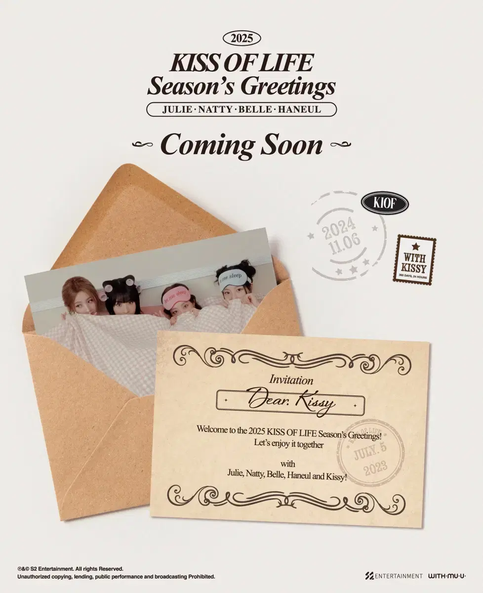 Kiss of Life kiss of life 2025 Season's Greetings with muu unreleased photocard