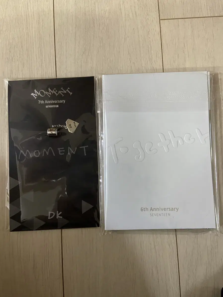 Seventeen dk Sixth and seventh anniversary merchandise charm pendant wts sold