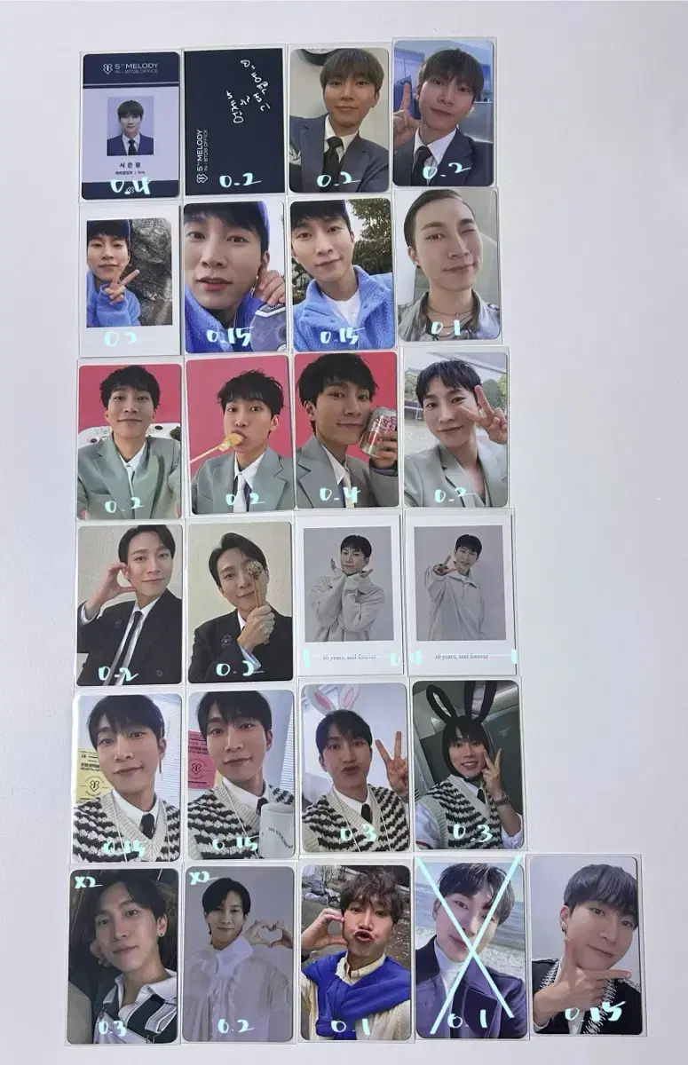 BTOB photocard wts seo eunkwang lee minhyuk lee changsub lim hyunsik peniel Yook Sungjae