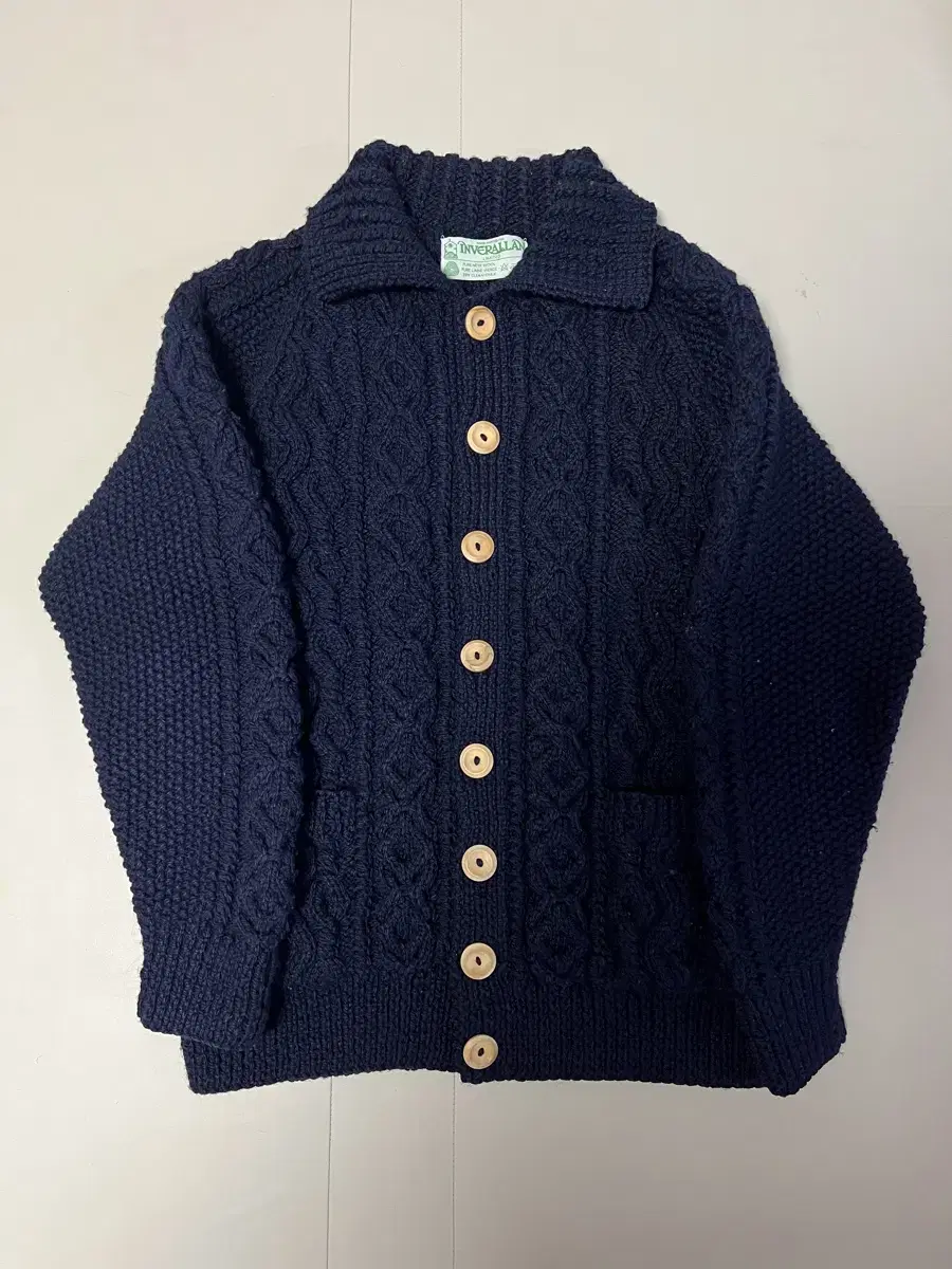 Inverallan 3A Lumber Cardigan Navy 40