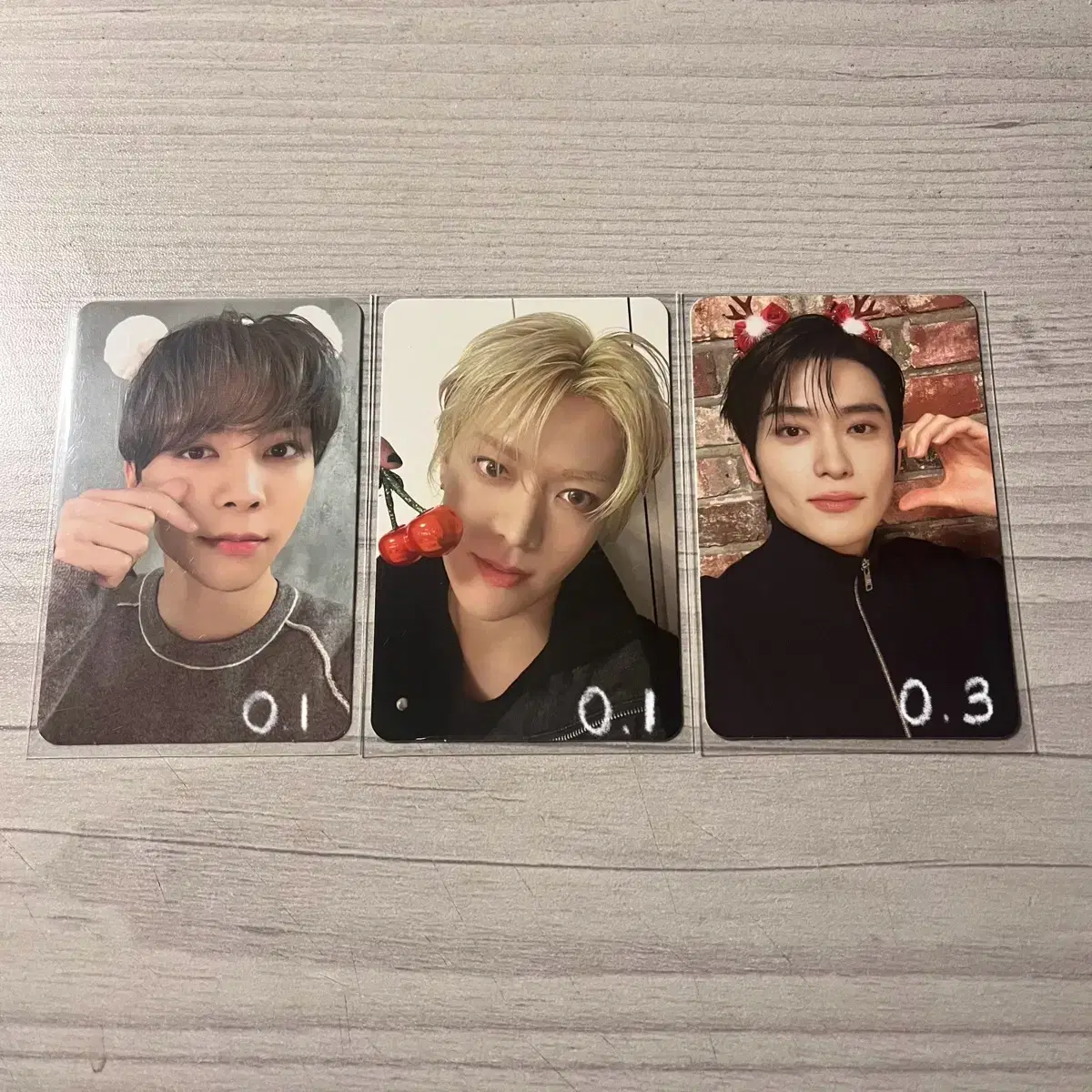 nct 127 pink Christmas photocard wts