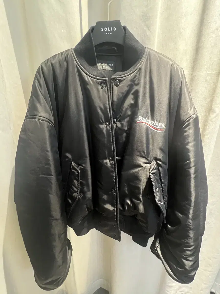 XS Balenciaga Political Bomber Jacket