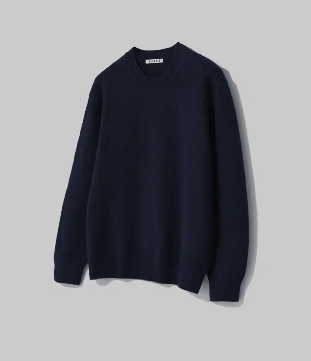 New item)Suare knit (navy+black) (L)