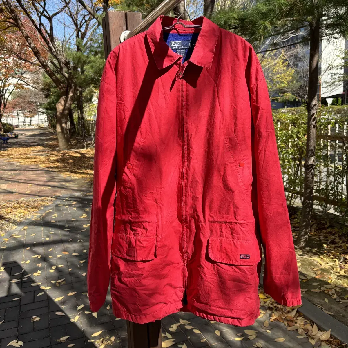 90s Polo Ralph Lauren Waxed Cotton Carcoat