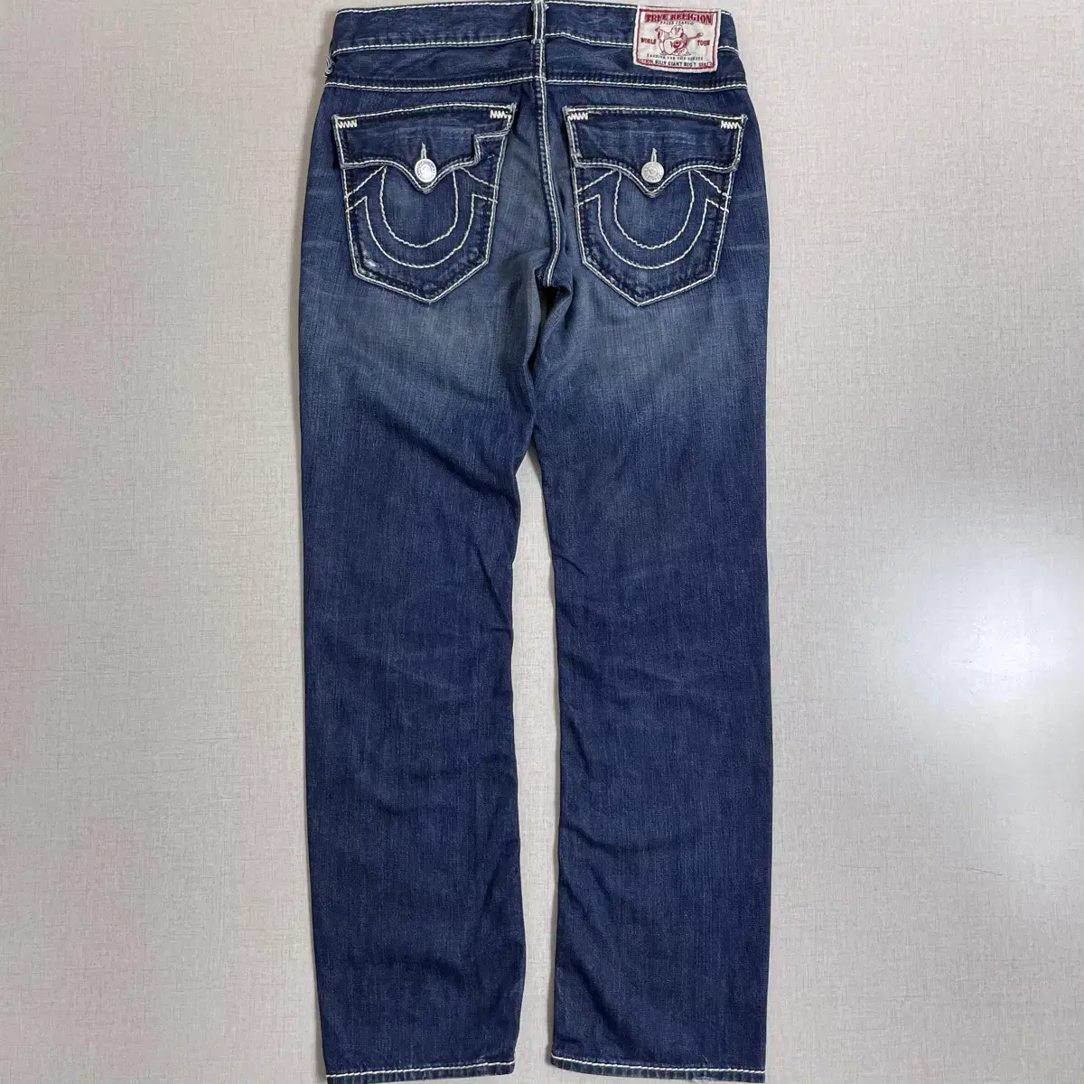 [TAFFO] Truly Reliable Denim Jeans Pants White Stitching