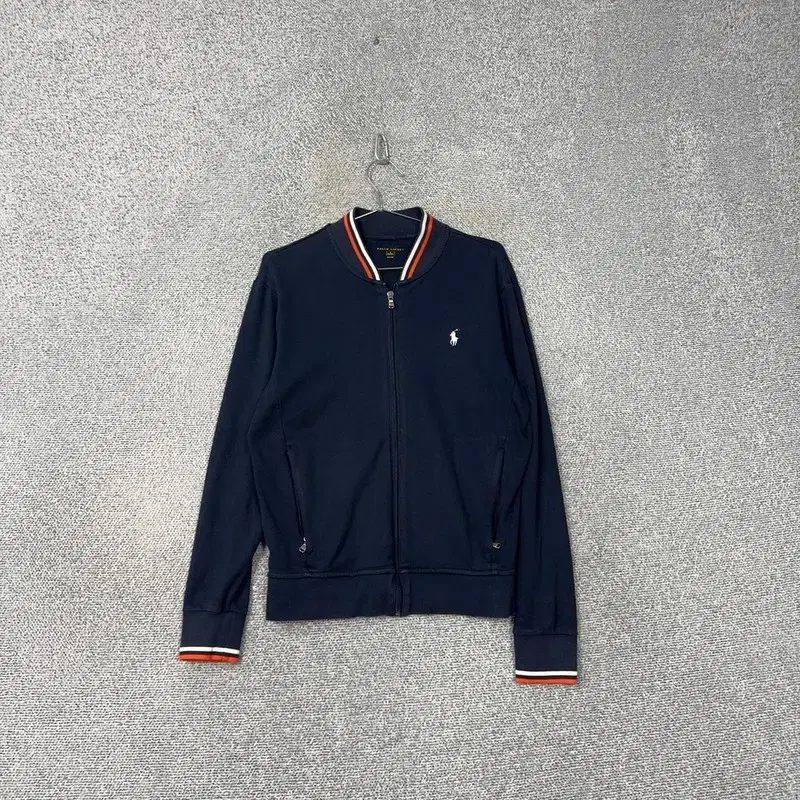 Polo Ralph Lauren Cotton Navy Zip-up Jersey S