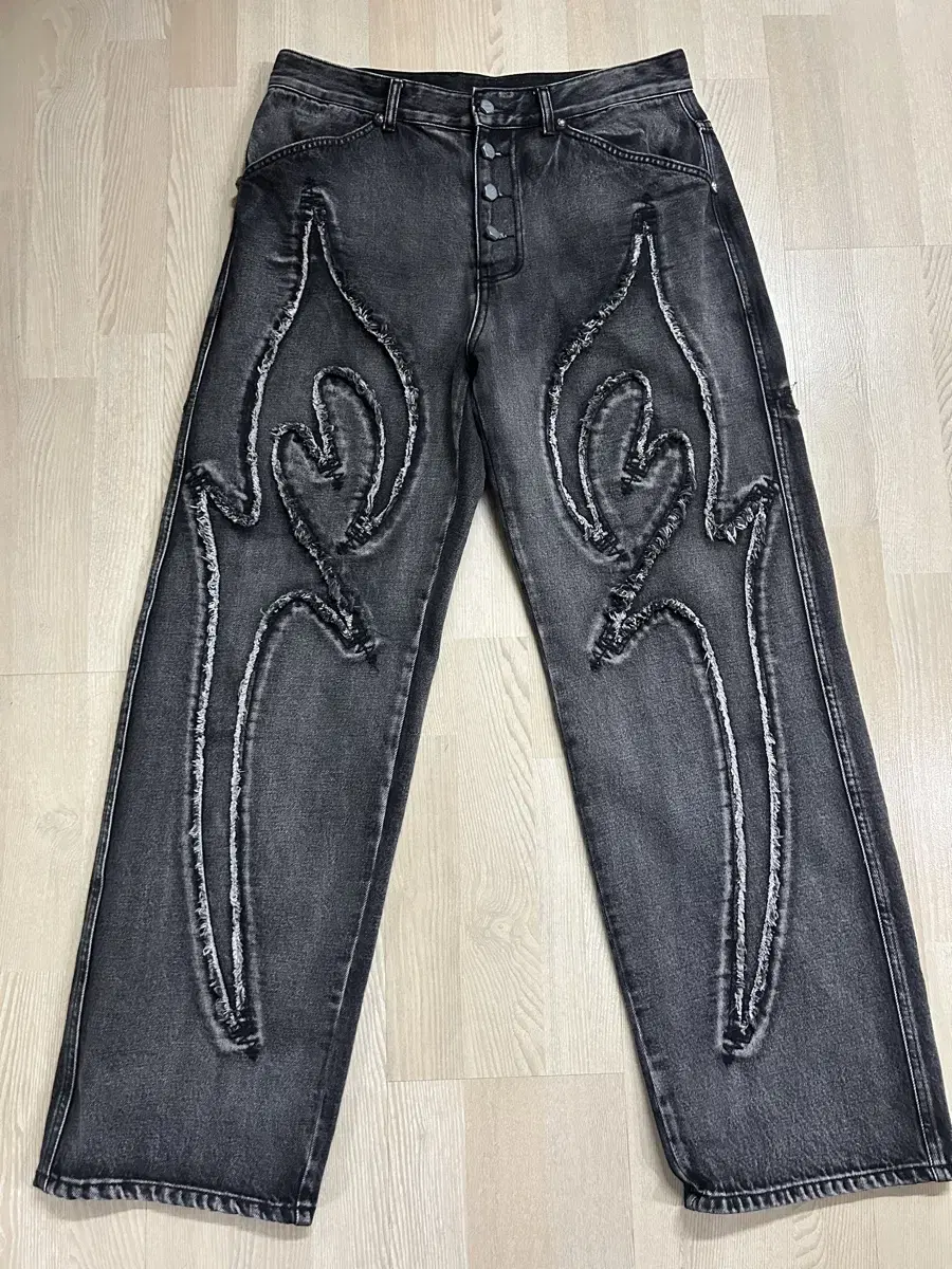 FrogClub Tribal Denim Pants