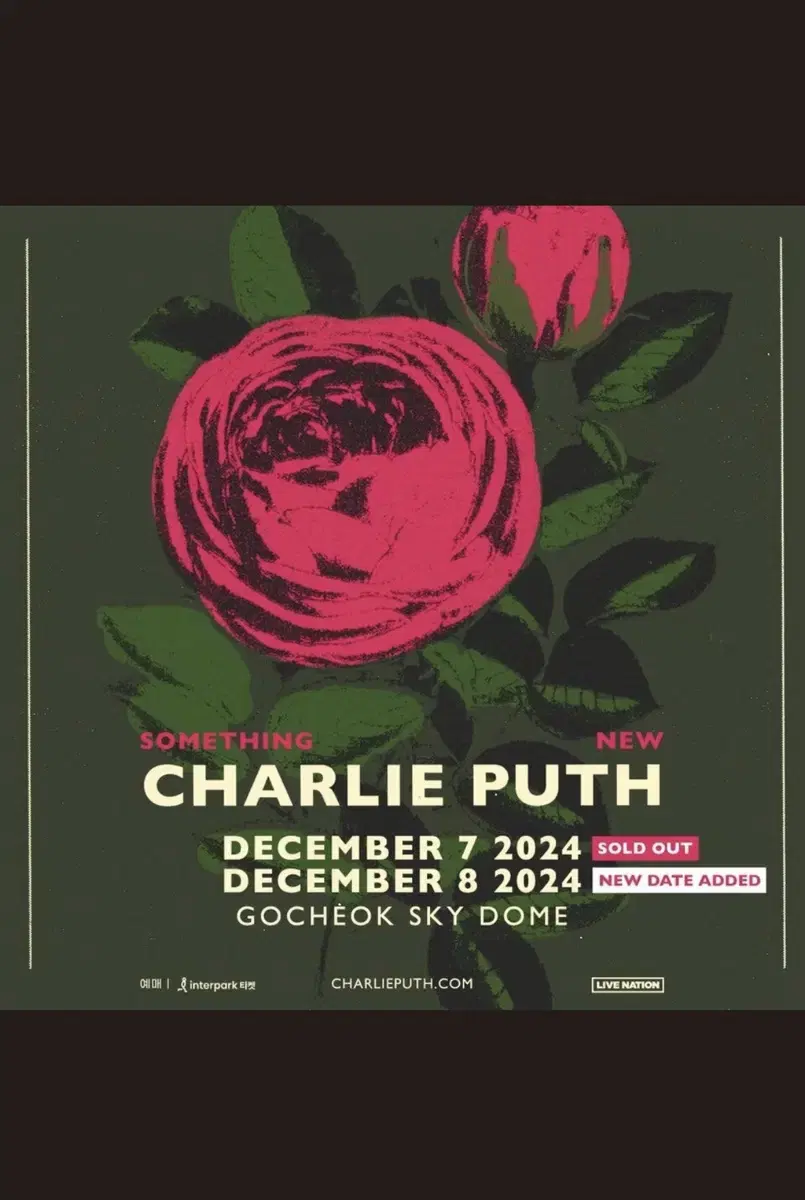 Charlie Puth 12/7 Standing C Zone 2 digit wts