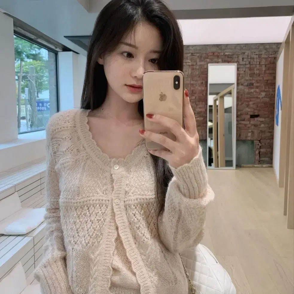 윤슬샵  juli alpaca cardigan 줄리 알파카 세트