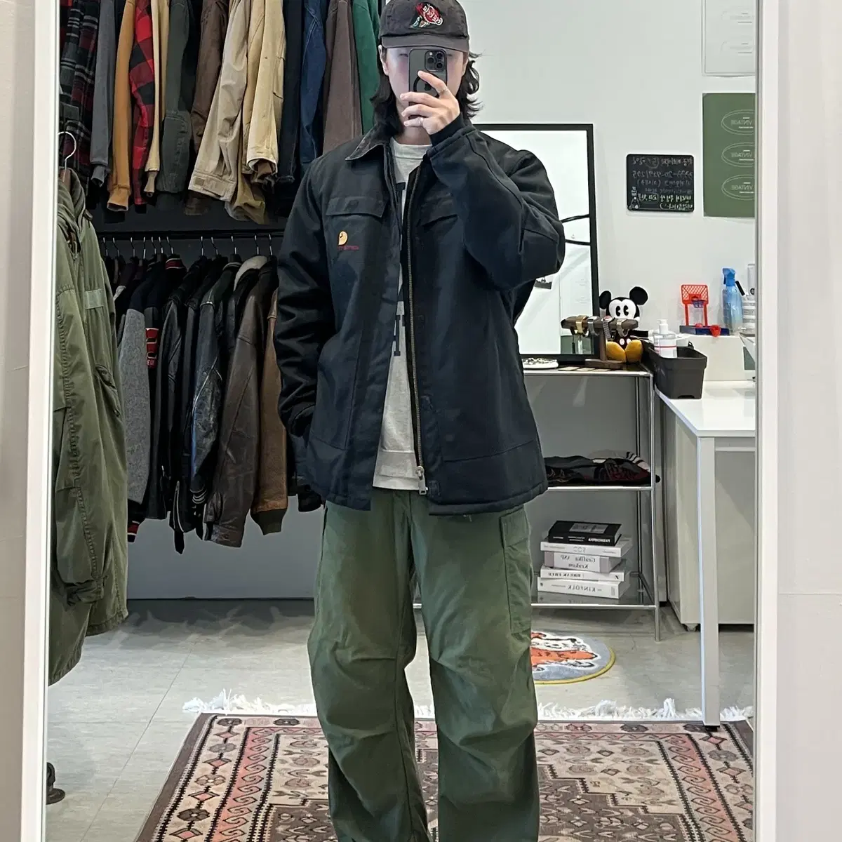 Carhartt 칼하트 아크틱 코듀라 트레디셔널 코트 자켓