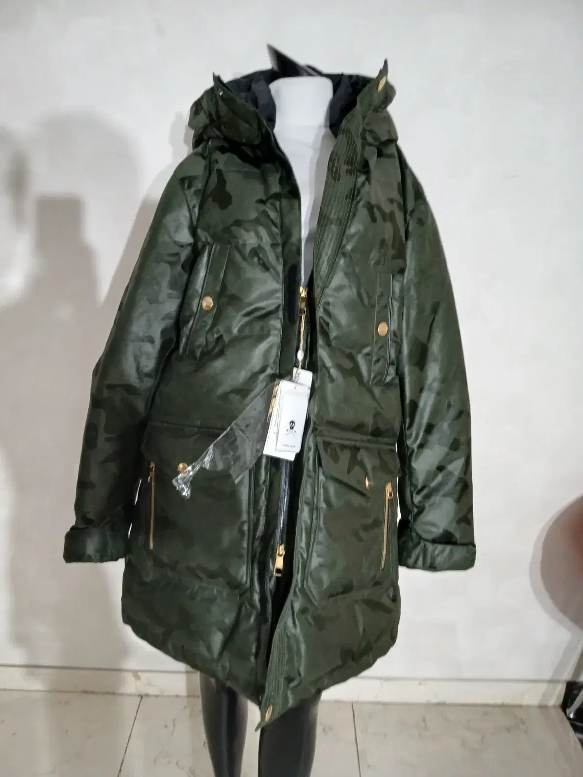 (NEW) Mark & Lorna Military Down Jacket L